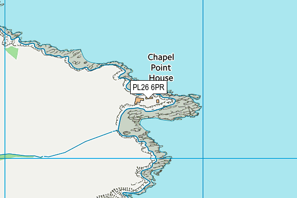 PL26 6PR map - OS VectorMap District (Ordnance Survey)