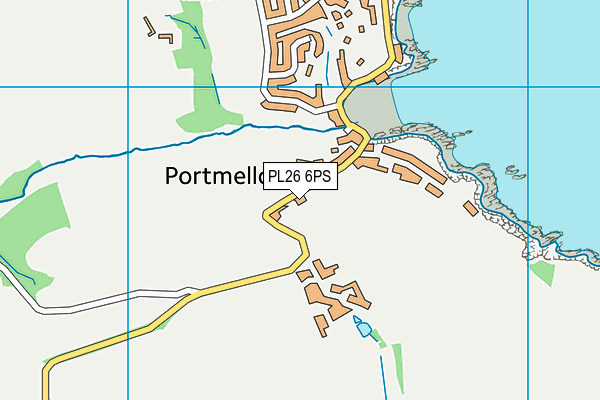 PL26 6PS map - OS VectorMap District (Ordnance Survey)