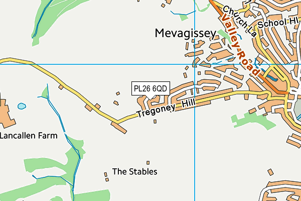 PL26 6QD map - OS VectorMap District (Ordnance Survey)