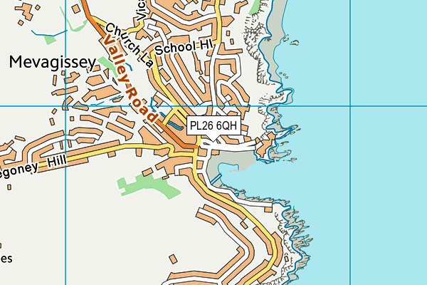 PL26 6QH map - OS VectorMap District (Ordnance Survey)