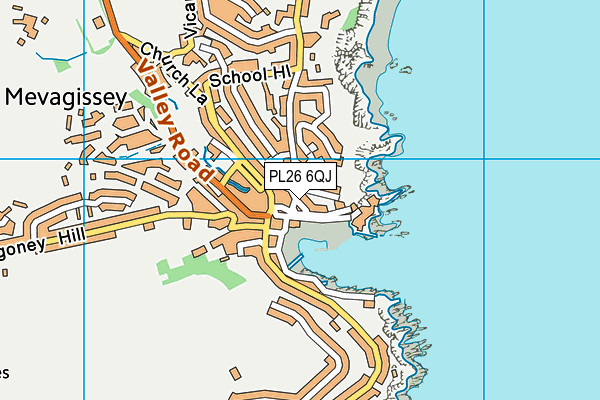 PL26 6QJ map - OS VectorMap District (Ordnance Survey)
