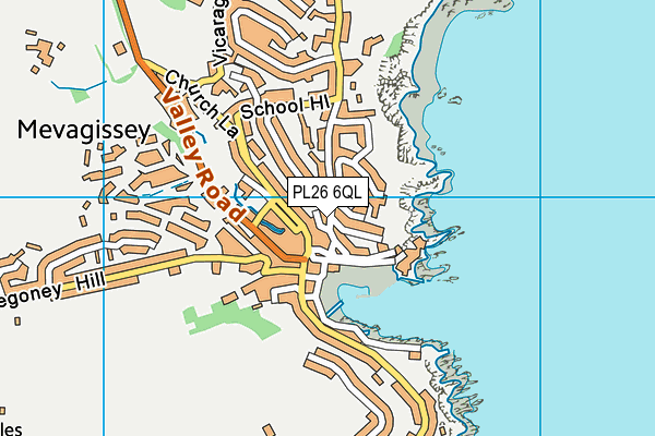 PL26 6QL map - OS VectorMap District (Ordnance Survey)