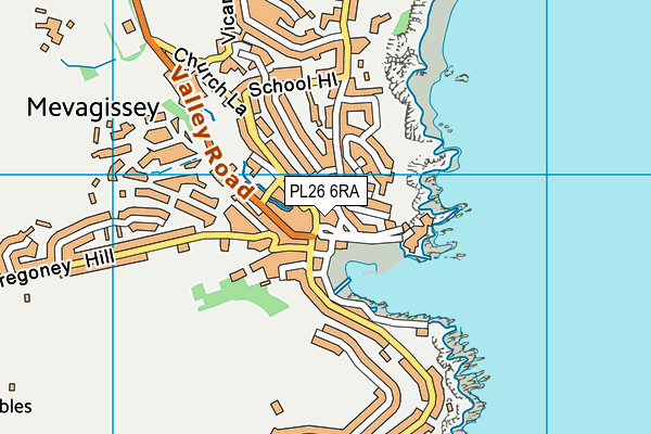 PL26 6RA map - OS VectorMap District (Ordnance Survey)