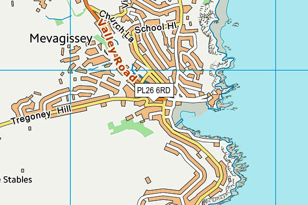 PL26 6RD map - OS VectorMap District (Ordnance Survey)