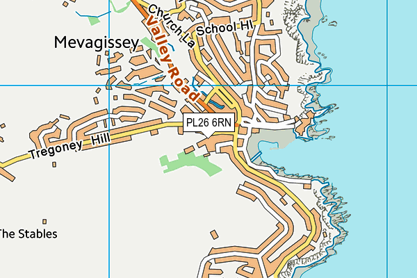 PL26 6RN map - OS VectorMap District (Ordnance Survey)