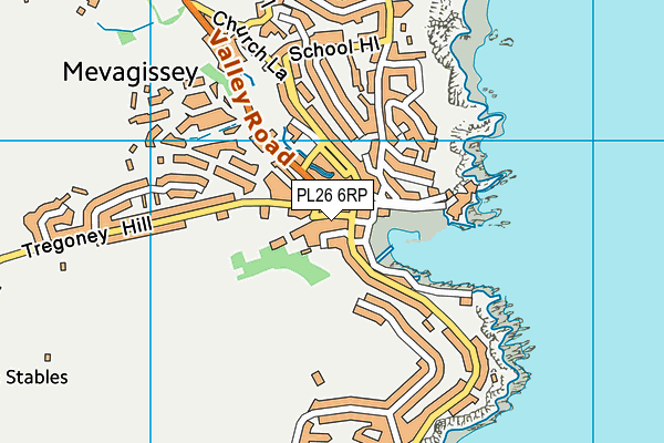PL26 6RP map - OS VectorMap District (Ordnance Survey)