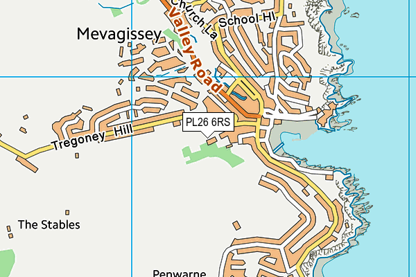 PL26 6RS map - OS VectorMap District (Ordnance Survey)