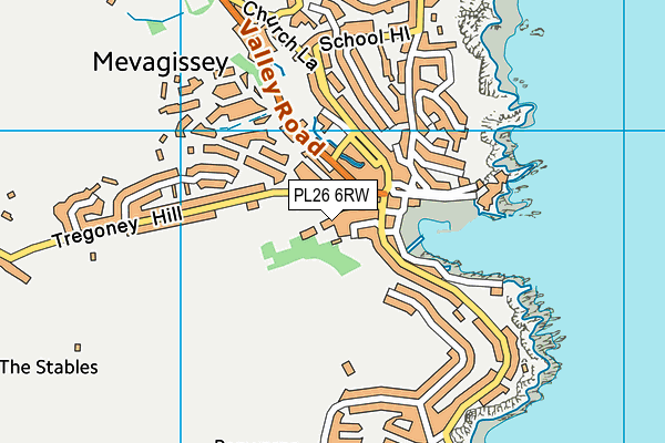 PL26 6RW map - OS VectorMap District (Ordnance Survey)