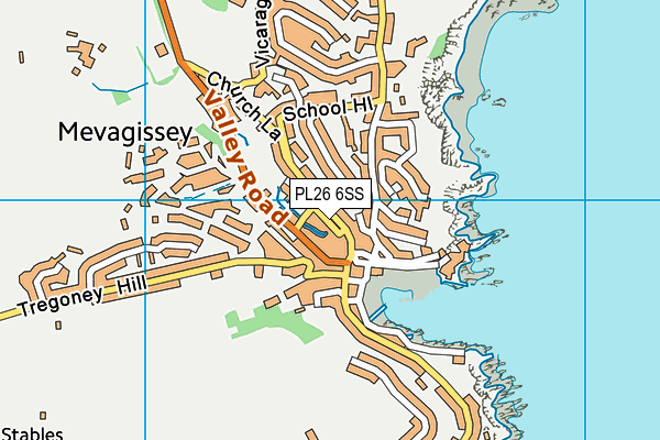 PL26 6SS map - OS VectorMap District (Ordnance Survey)