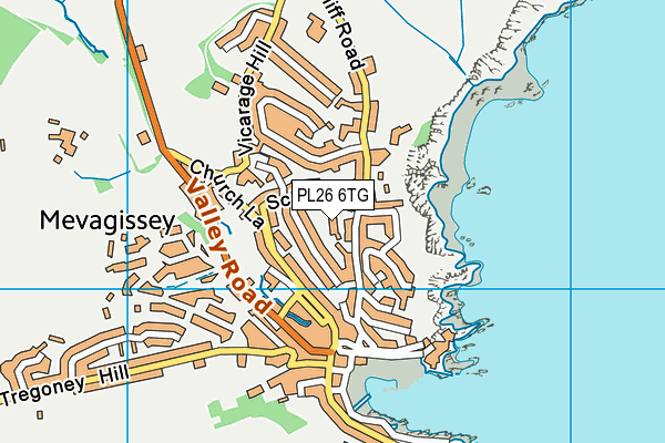 PL26 6TG map - OS VectorMap District (Ordnance Survey)