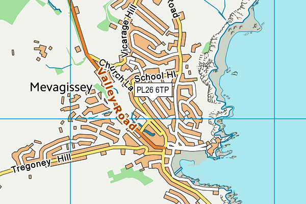 PL26 6TP map - OS VectorMap District (Ordnance Survey)