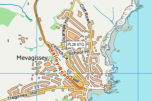 PL26 6TQ map - OS VectorMap District (Ordnance Survey)