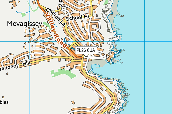 PL26 6UA map - OS VectorMap District (Ordnance Survey)