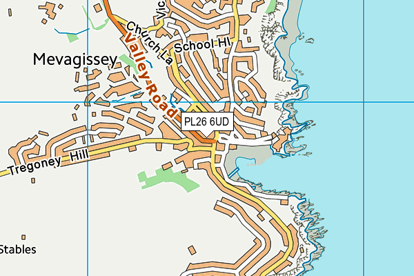 PL26 6UD map - OS VectorMap District (Ordnance Survey)