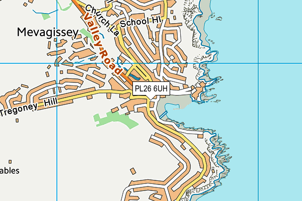 PL26 6UH map - OS VectorMap District (Ordnance Survey)
