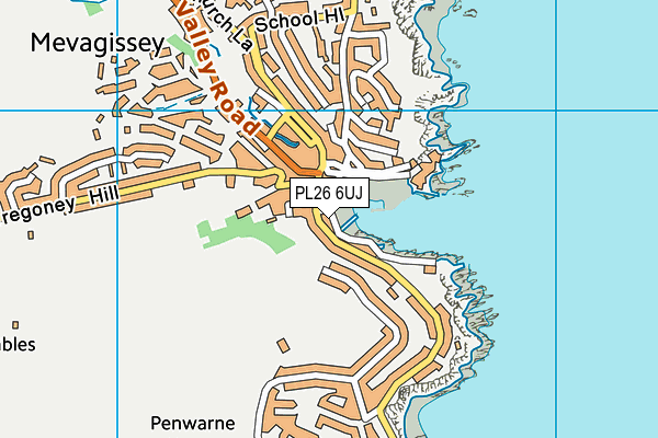 PL26 6UJ map - OS VectorMap District (Ordnance Survey)
