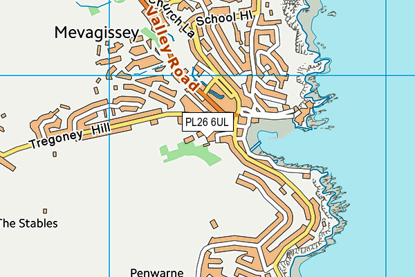 PL26 6UL map - OS VectorMap District (Ordnance Survey)