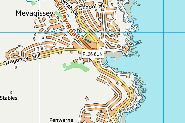 PL26 6UN map - OS VectorMap District (Ordnance Survey)