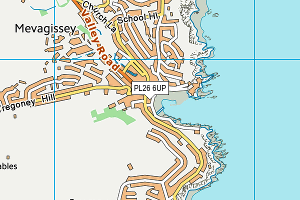 PL26 6UP map - OS VectorMap District (Ordnance Survey)