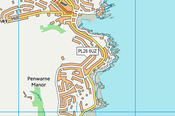 PL26 6UZ map - OS VectorMap District (Ordnance Survey)