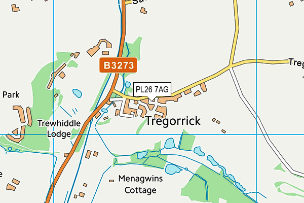 Tregorrick Park Yfc map (PL26 7AG) - OS VectorMap District (Ordnance Survey)