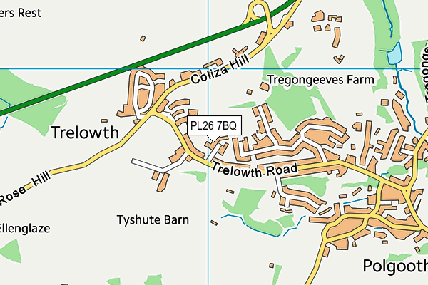 PL26 7BQ map - OS VectorMap District (Ordnance Survey)