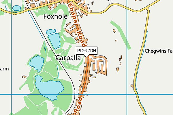 PL26 7DH map - OS VectorMap District (Ordnance Survey)