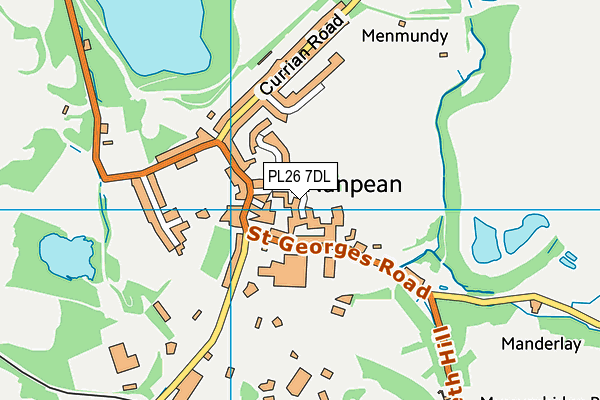 PL26 7DL map - OS VectorMap District (Ordnance Survey)