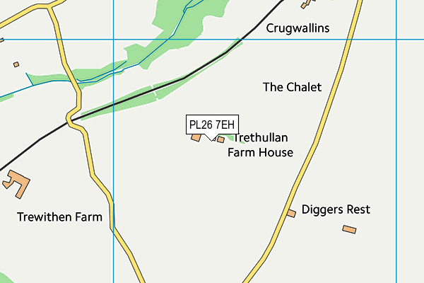 PL26 7EH map - OS VectorMap District (Ordnance Survey)