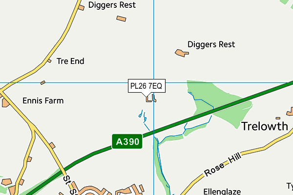 PL26 7EQ map - OS VectorMap District (Ordnance Survey)