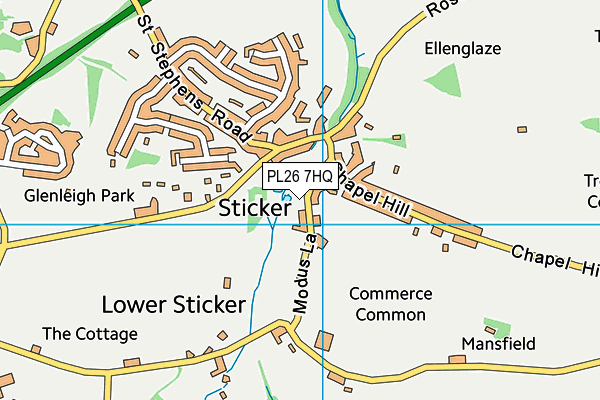 PL26 7HQ map - OS VectorMap District (Ordnance Survey)