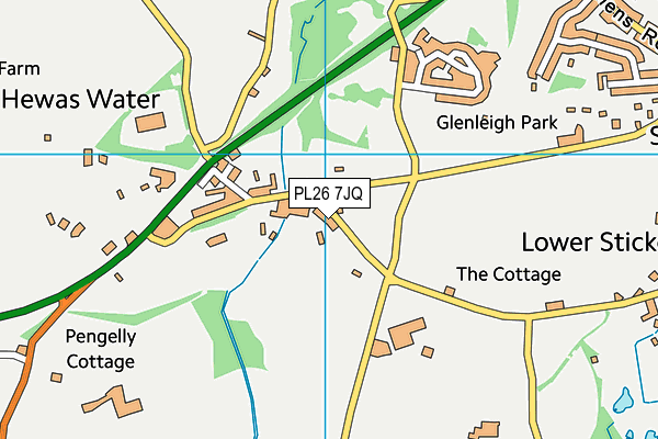 PL26 7JQ map - OS VectorMap District (Ordnance Survey)