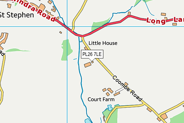 PL26 7LE map - OS VectorMap District (Ordnance Survey)