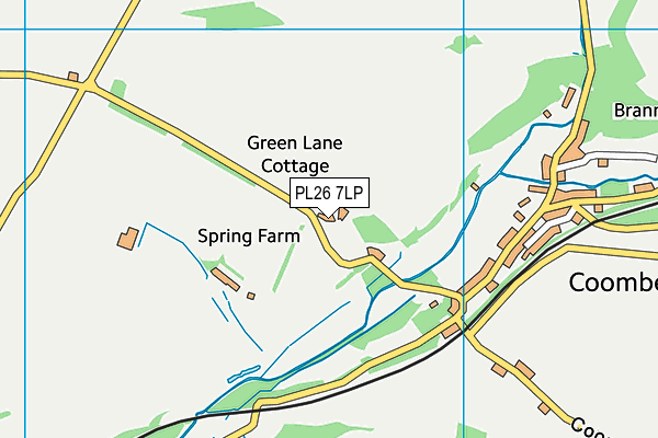 PL26 7LP map - OS VectorMap District (Ordnance Survey)