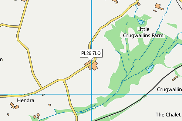 PL26 7LQ map - OS VectorMap District (Ordnance Survey)