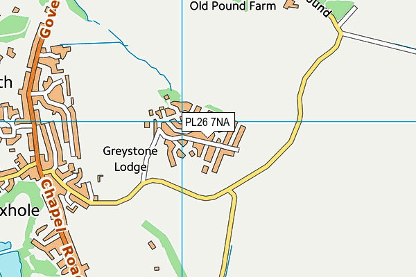 PL26 7NA map - OS VectorMap District (Ordnance Survey)