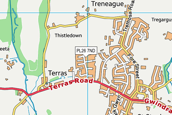 PL26 7ND map - OS VectorMap District (Ordnance Survey)