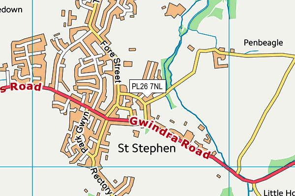 PL26 7NL map - OS VectorMap District (Ordnance Survey)