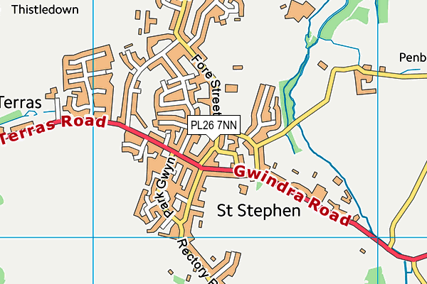 PL26 7NN map - OS VectorMap District (Ordnance Survey)