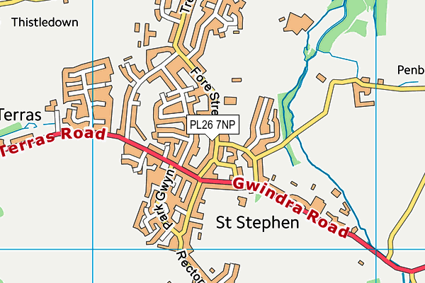 PL26 7NP map - OS VectorMap District (Ordnance Survey)