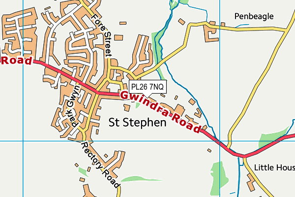 PL26 7NQ map - OS VectorMap District (Ordnance Survey)