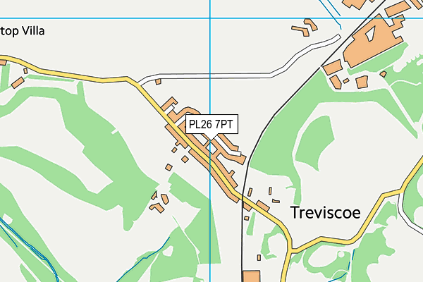 PL26 7PT map - OS VectorMap District (Ordnance Survey)