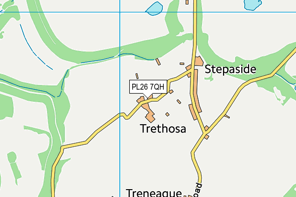PL26 7QH map - OS VectorMap District (Ordnance Survey)