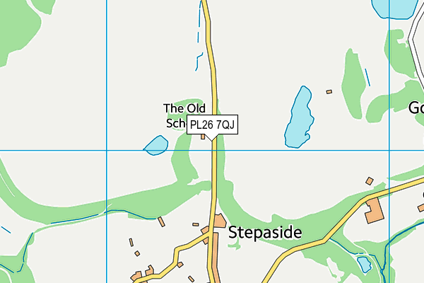 PL26 7QJ map - OS VectorMap District (Ordnance Survey)