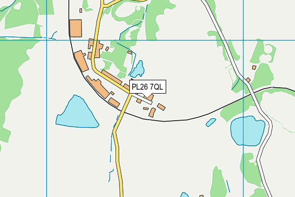 PL26 7QL map - OS VectorMap District (Ordnance Survey)