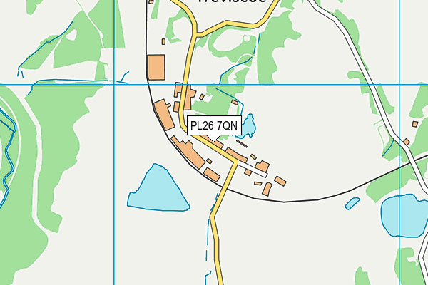 PL26 7QN map - OS VectorMap District (Ordnance Survey)