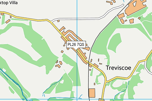 PL26 7QS map - OS VectorMap District (Ordnance Survey)