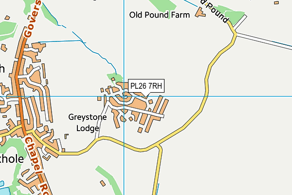 PL26 7RH map - OS VectorMap District (Ordnance Survey)