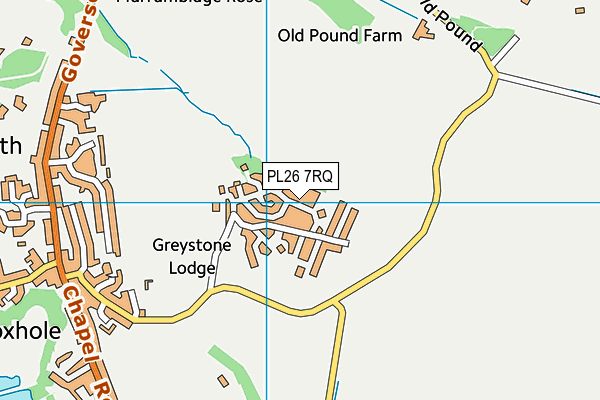 PL26 7RQ map - OS VectorMap District (Ordnance Survey)