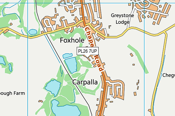 PL26 7UP map - OS VectorMap District (Ordnance Survey)